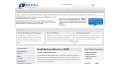 Desktop Screenshot of nepalbusinessdirectory.com